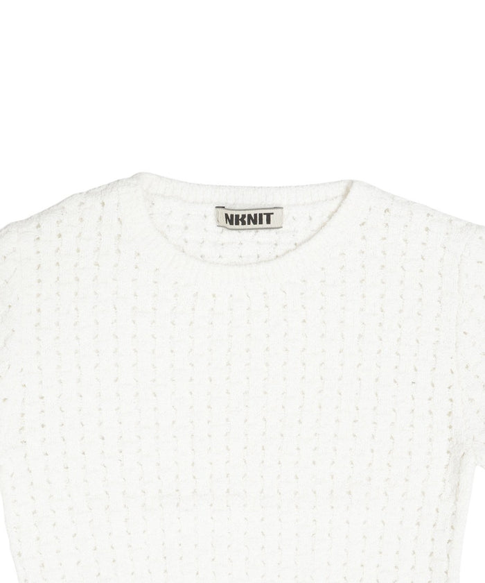 bouclé KNIT mini tops_3
