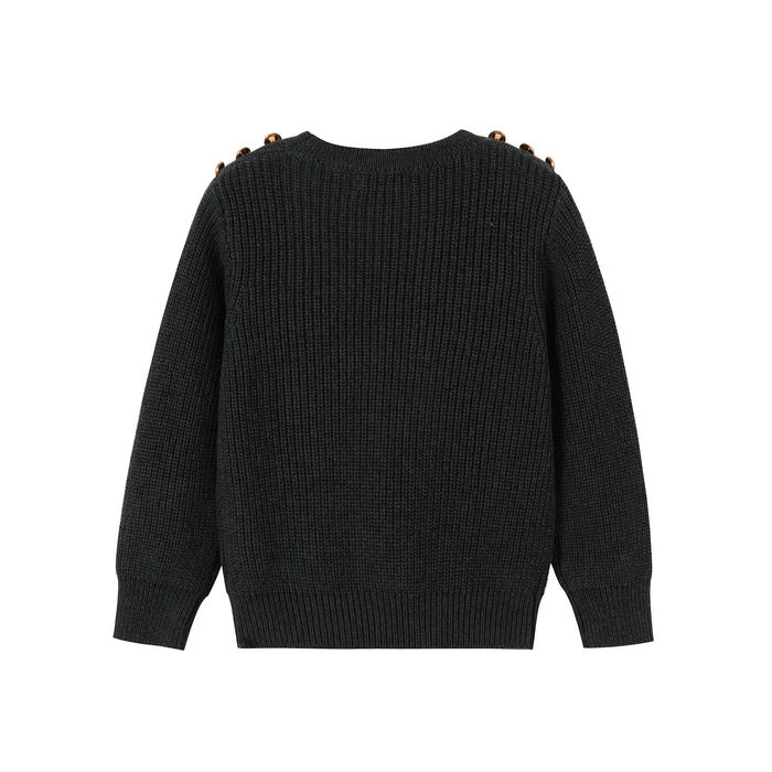 Boy Chunky Sweater Grey