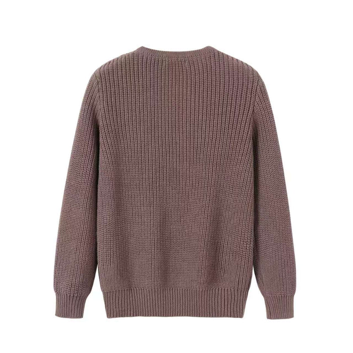 Brown Boy Knit Set