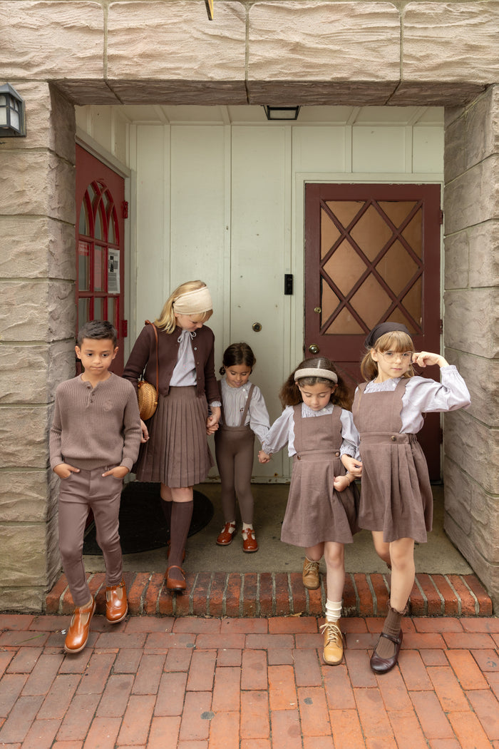 Brown Boy Knit Set