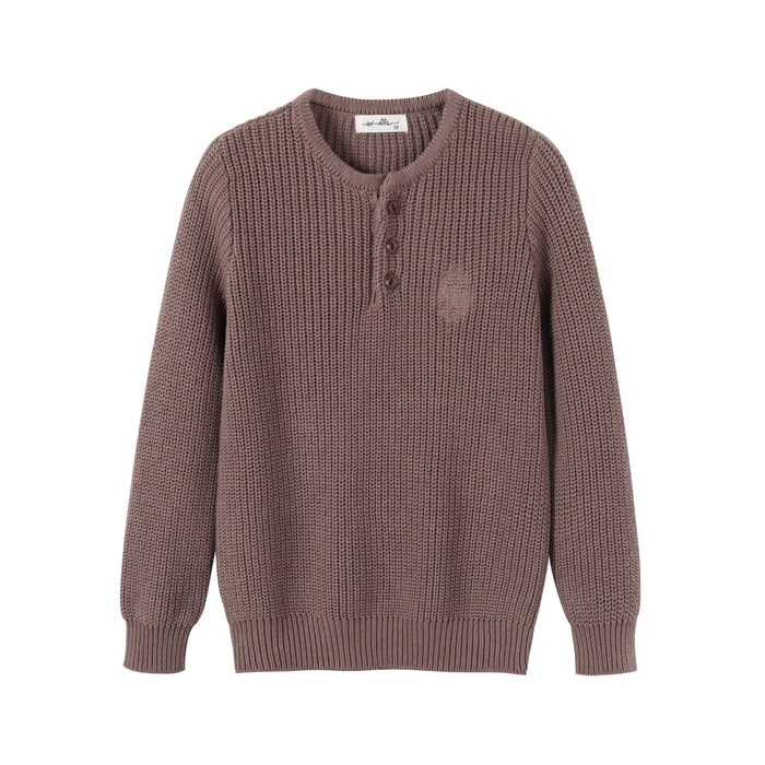 Brown knit sweater