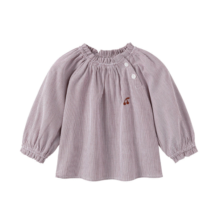 Brown Pinstripe Shirt