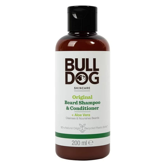 Bulldog Original 2-in-1 Beard Shampoo & Conditioner 200ml, Shampoo & Conditioner Sets