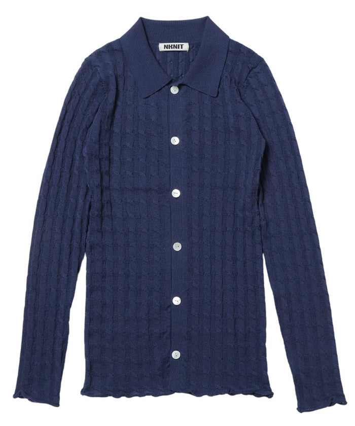 cable KNIT shirt_3