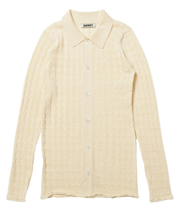 cable KNIT shirt_4