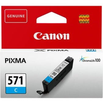 Canon CLI-571 Printer Ink Cartridge Cyan