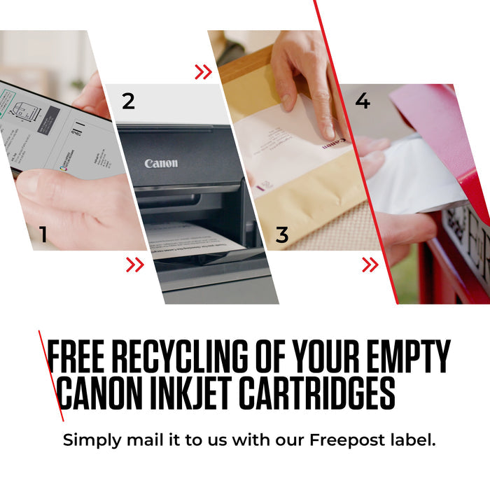 Canon PG-545XL x 2 / CL-546XL High Yield Genuine Ink Cartridges, Pack of 3 2 x Black, 1 x Colour - 8286B013