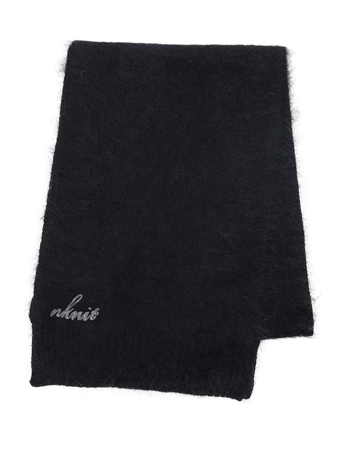 cashmere brushed KNIT muffler