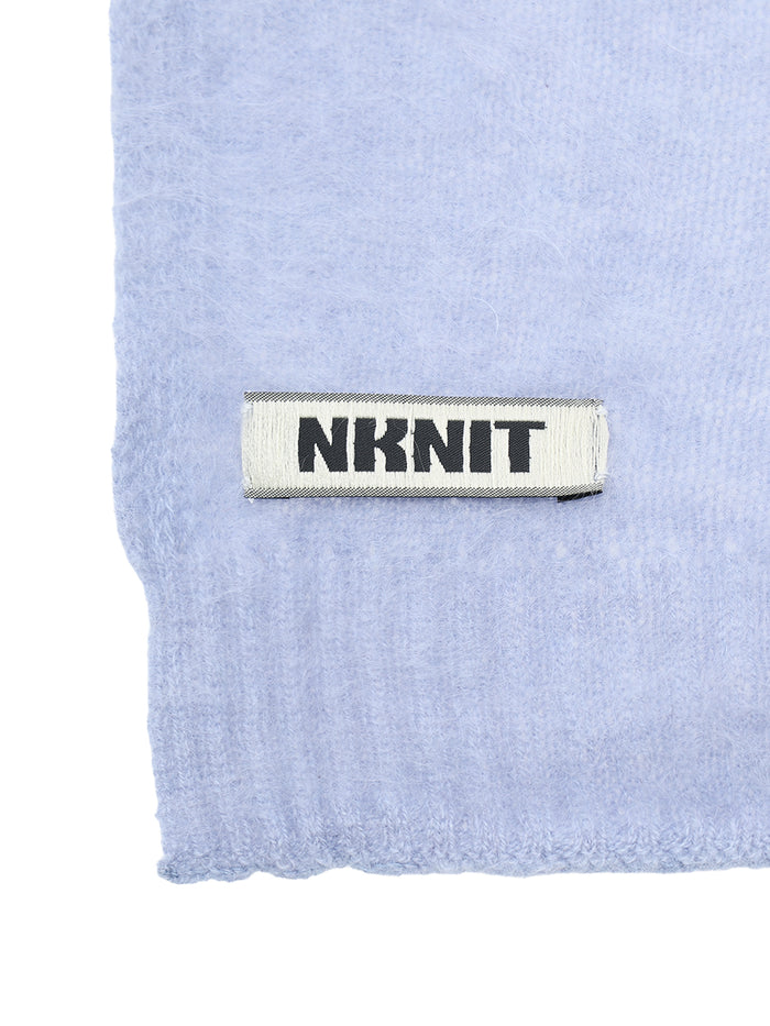 cashmere brushed KNIT muffler