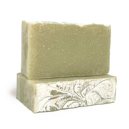 cedarwood and sea clay bar soap with essential oils | herbneden