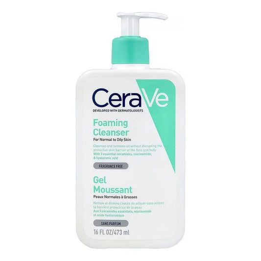 CeraVe Fragrance Free Foaming Cleanser For Normal To Oily Skin 473ml CeraVe