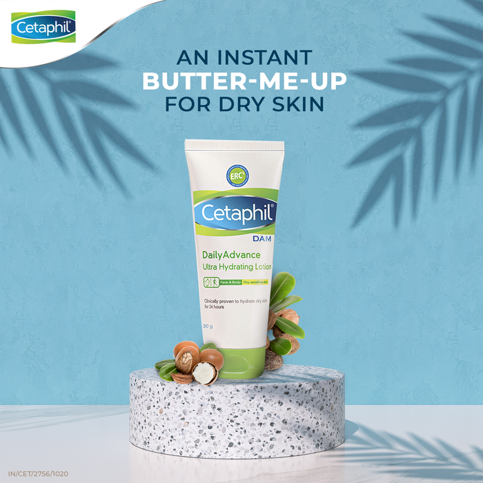 Cetaphil Daily Advance Ultra Hydrating Lotion-30gm(Pack of 4)