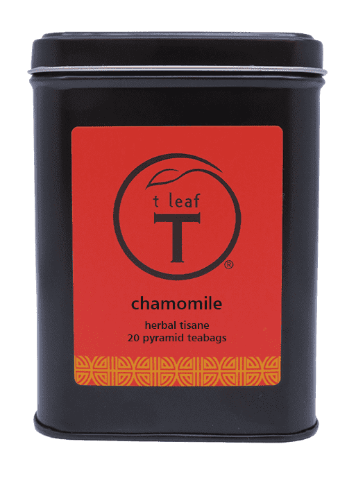 Chamomile pyramids Pyramid foil pouch 50s side view | pyramid tea bags New Zealand | t leaf T