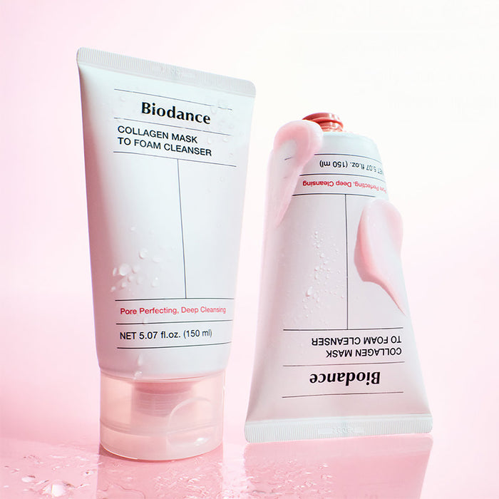 Collagen Mask To Foam Cleanser