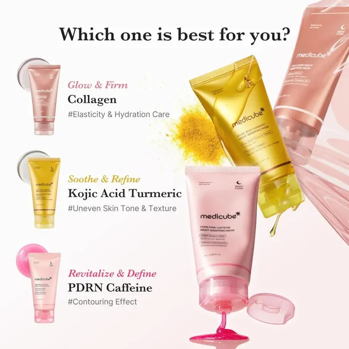 Collagen Night Wrapping Mask 75ml - Medicube Skin Care Masks & Peels