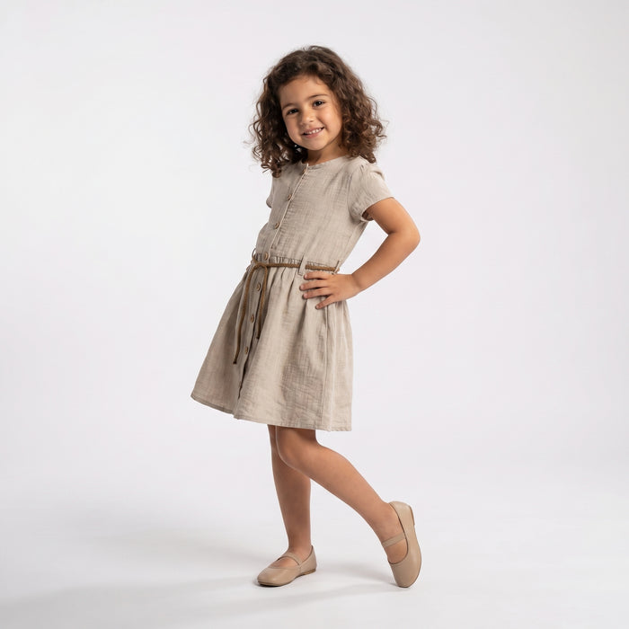 Comfy Elegance Girls Cotton Dress