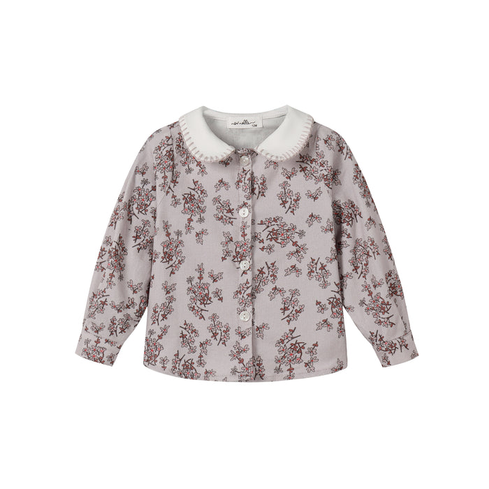 Corduroy Floral Shirt