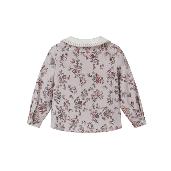 Corduroy Floral Shirt