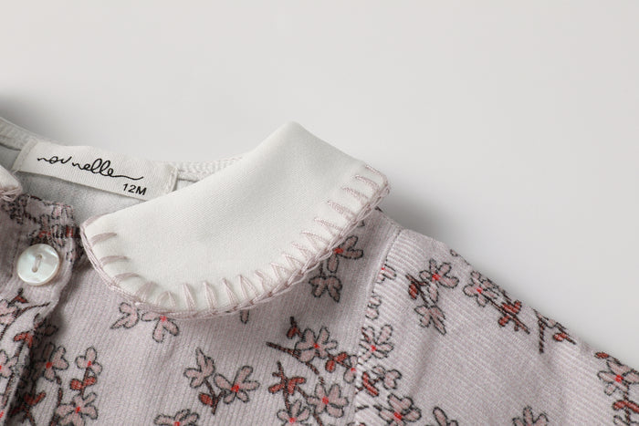 Corduroy Floral Shirt
