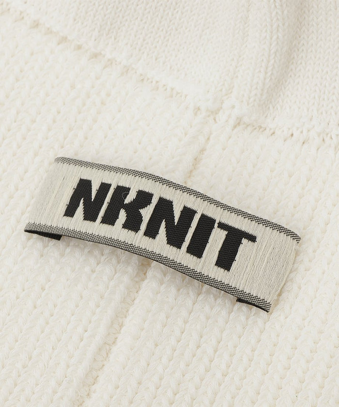 cotton nylon KNIT beanie_6