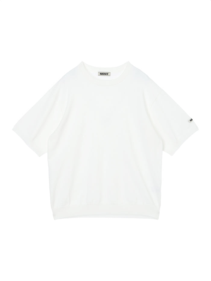 cotton/acetate KNIT t-shirt（large)