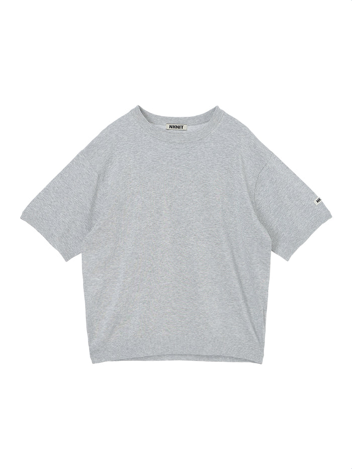 cotton/acetate KNIT t-shirt（large)