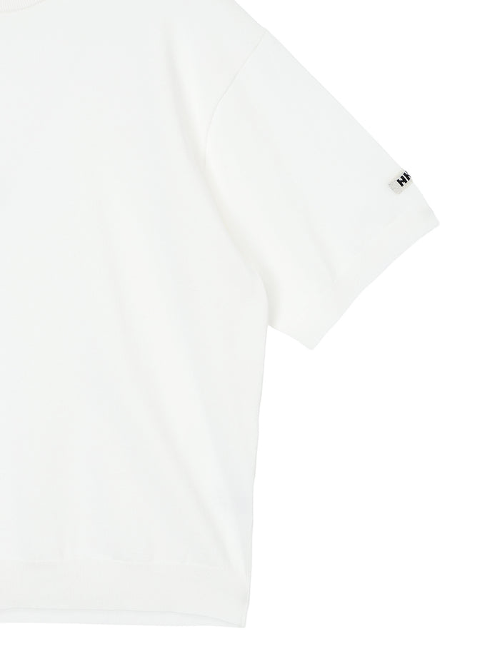 cotton/acetate KNIT t-shirt（large)