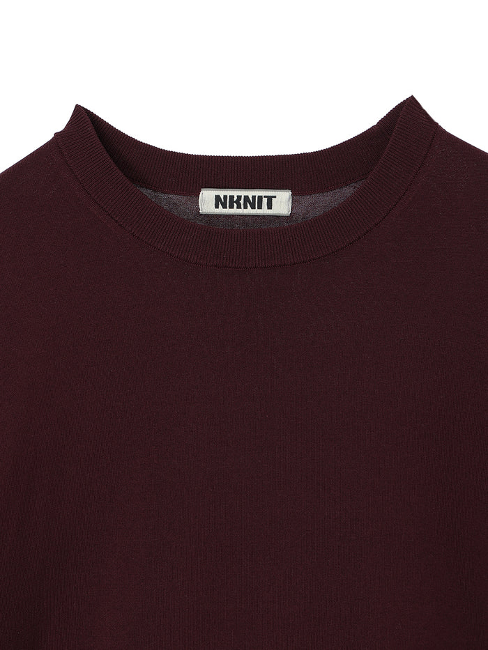 cotton/acetate KNIT t-shirt（large)