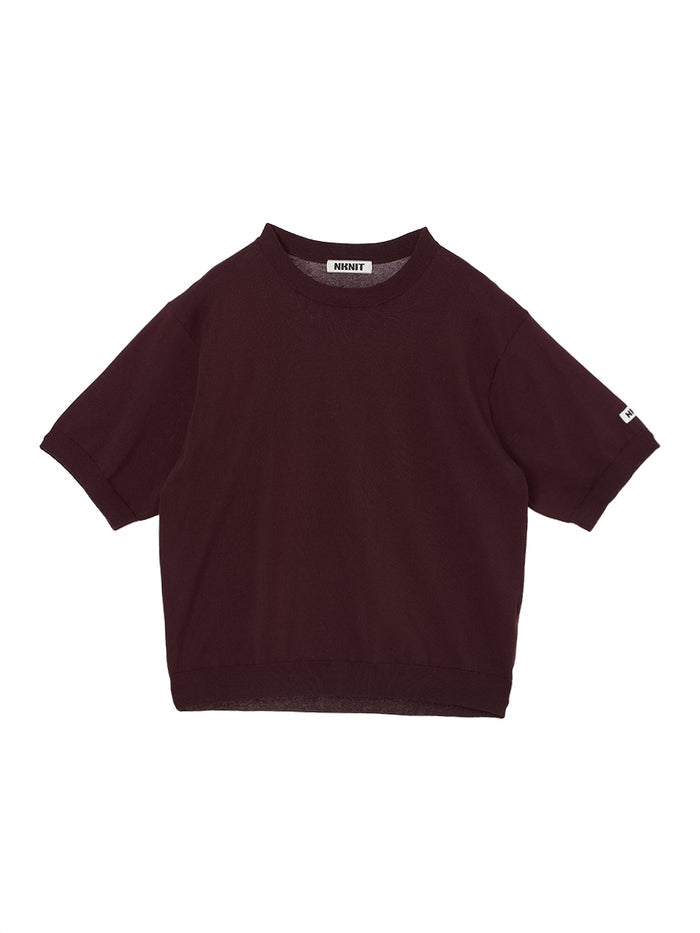 cotton/acetate KNIT t-shirt(medium)