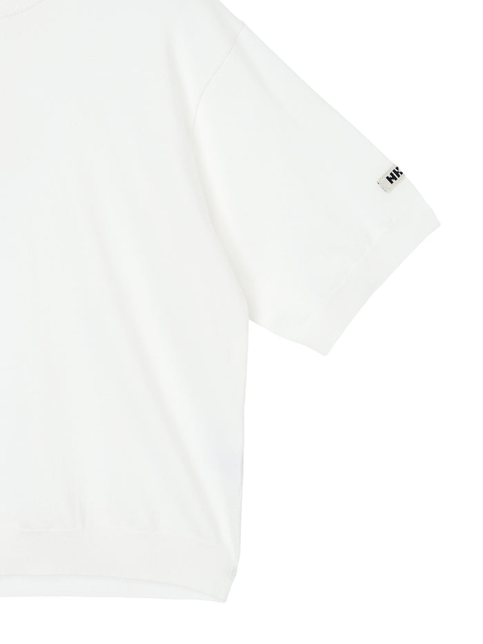 cotton/acetate KNIT t-shirt(medium)