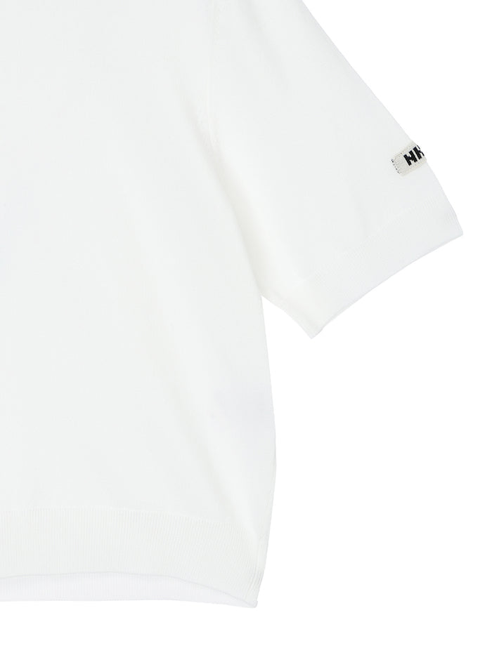 cotton/acetate KNIT t-shirt（mini)