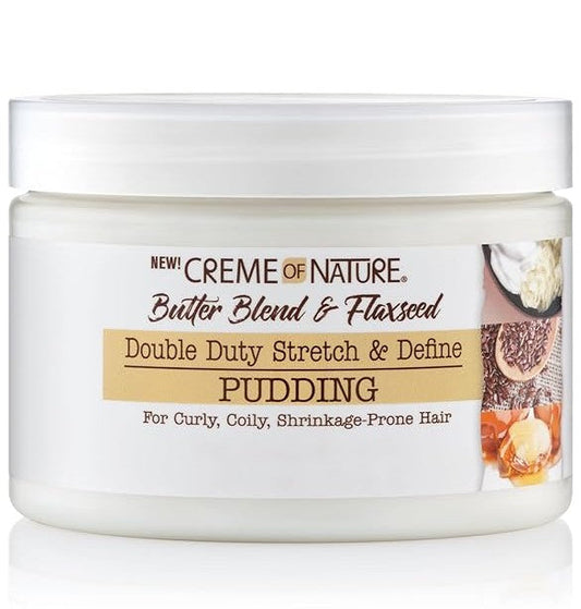 Creme of Nature Butter Blend Flaxseed Stretch and Define Pudding 11.5oz