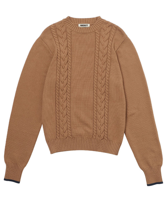 crew neck cable KNIT_4