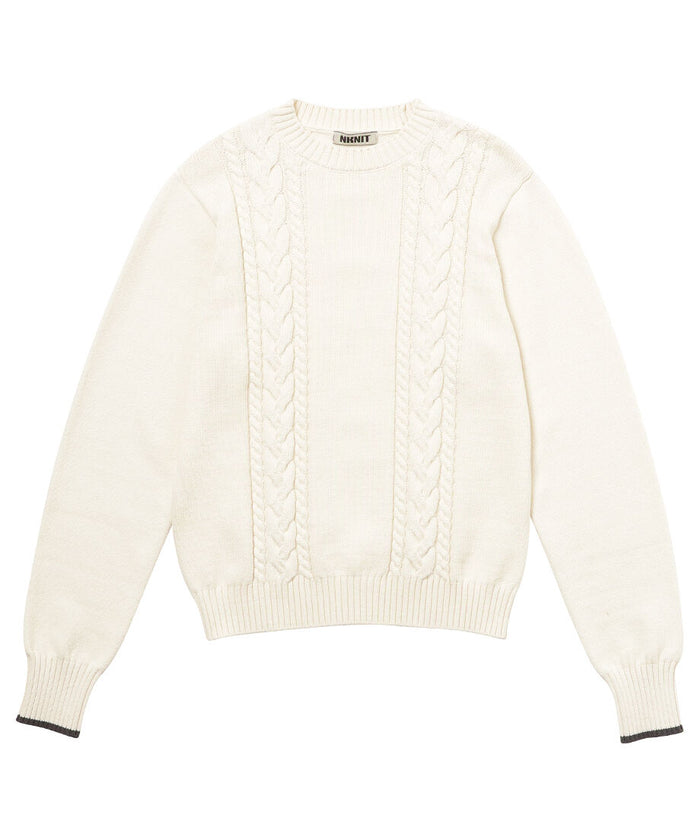 crew neck cable KNIT_5