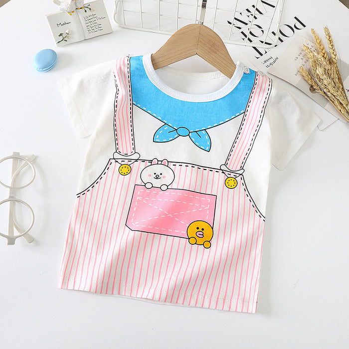 Cute Cotton Short-Sleeve Baby T-Shirts