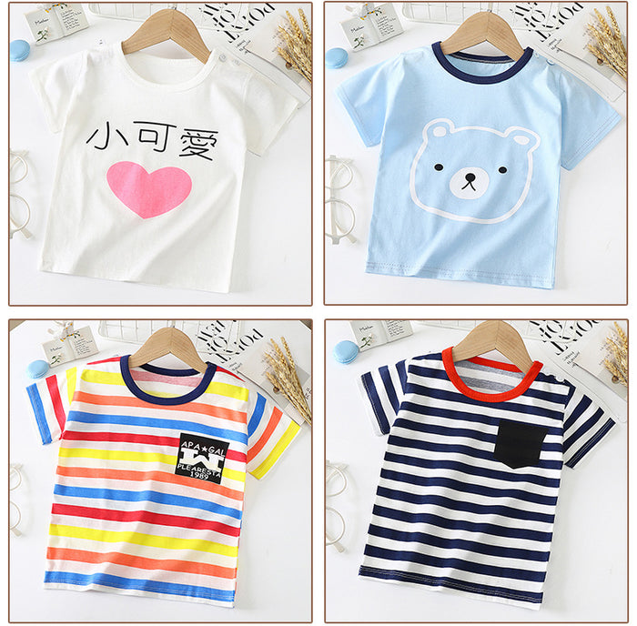 Cute Cotton Short-Sleeve Baby T-Shirts