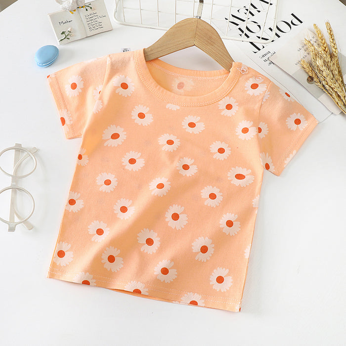 Cute Cotton Short-Sleeve Baby T-Shirts