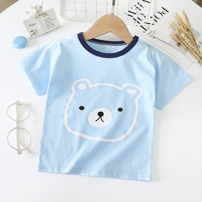Cute Cotton Short-Sleeve Baby T-Shirts
