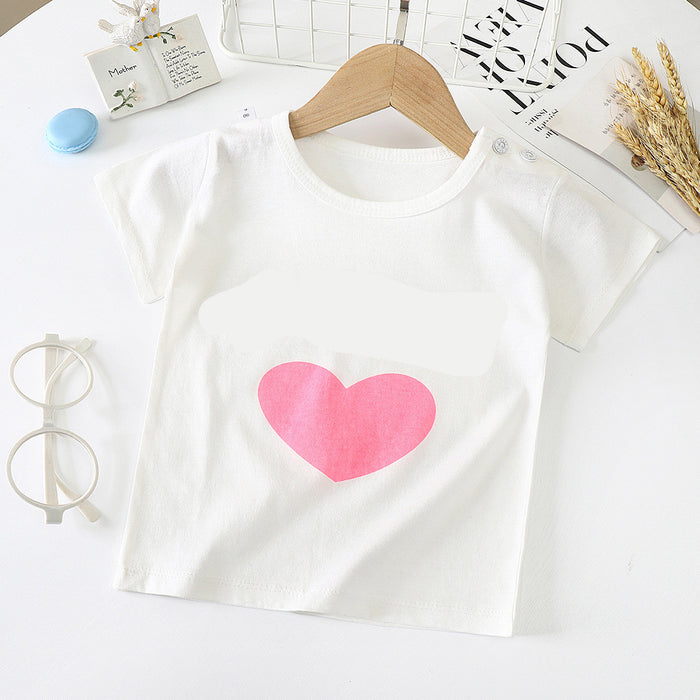 Cute Cotton Short-Sleeve Baby T-Shirts