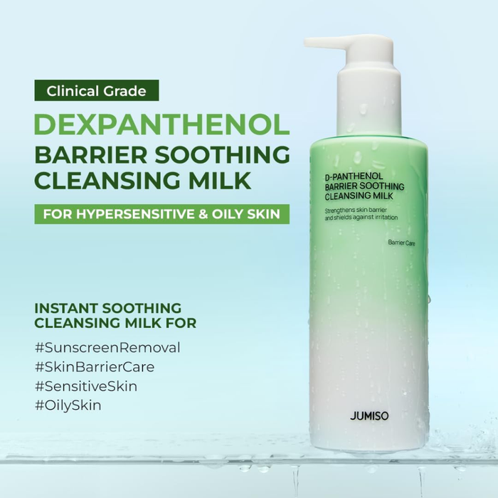 Jumiso D-Panthenol Barrier Soothing Cleansing Milk Nudie Glow Australia