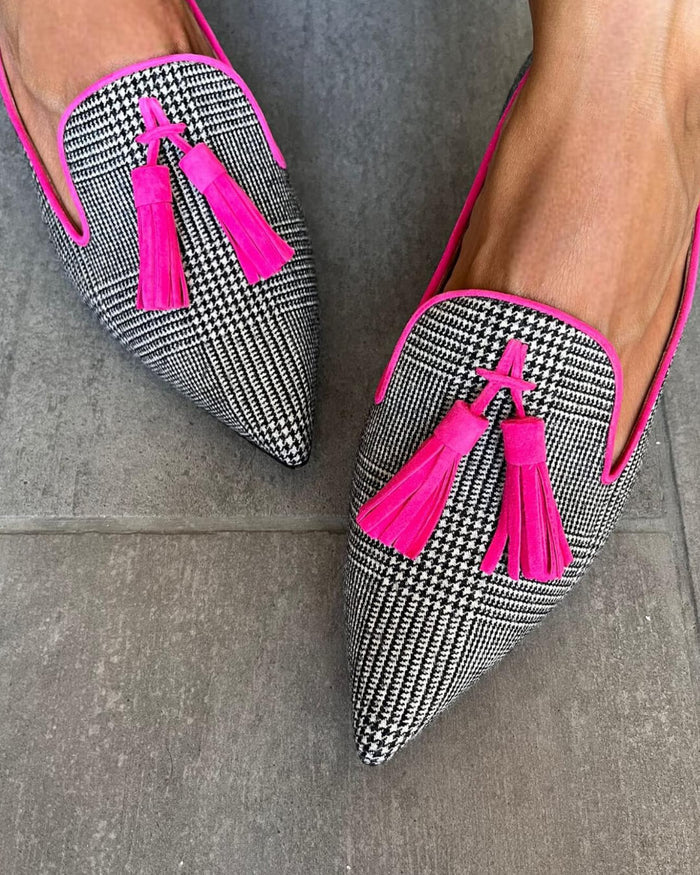 Davina™ | Elegant Fringe Loafers