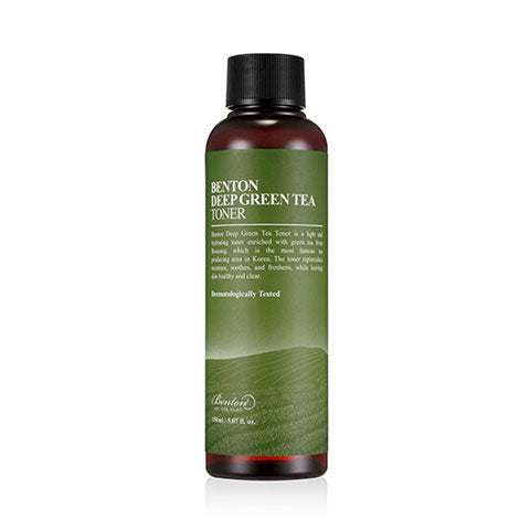 Benton Deep Green Tea Toner Nudie Glow Korean Skin Care Australia