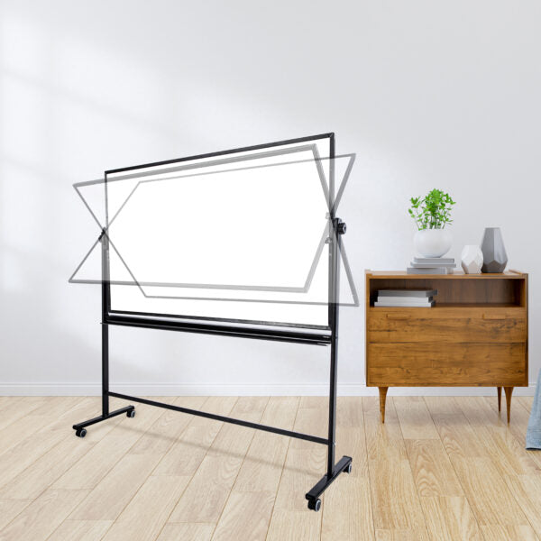 Deli Double Sided Mobile Magnetic Whiteboard