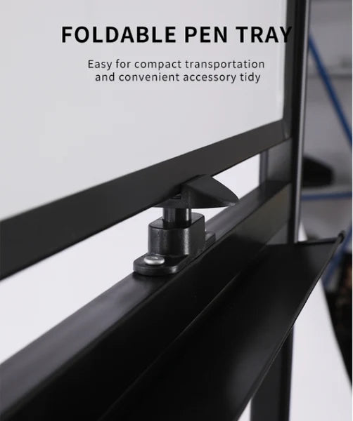 Deli Mobile Magnetic Whiteboard & Chalkboard