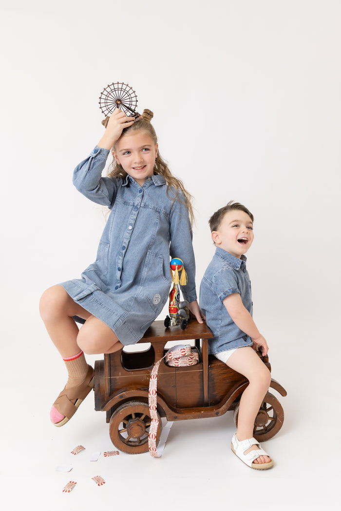 Denim shirt Dress
