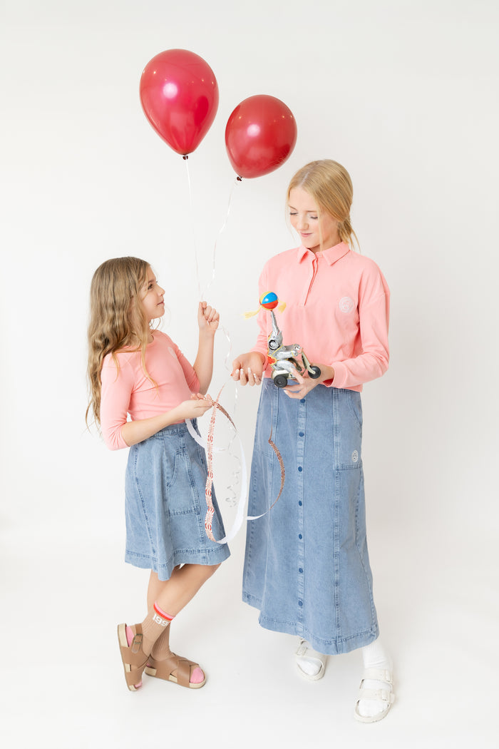 Denim Skirt Maxi