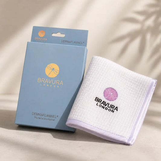 Dermaflannel® Exfoliator for Face & Body Bravuralondon.com