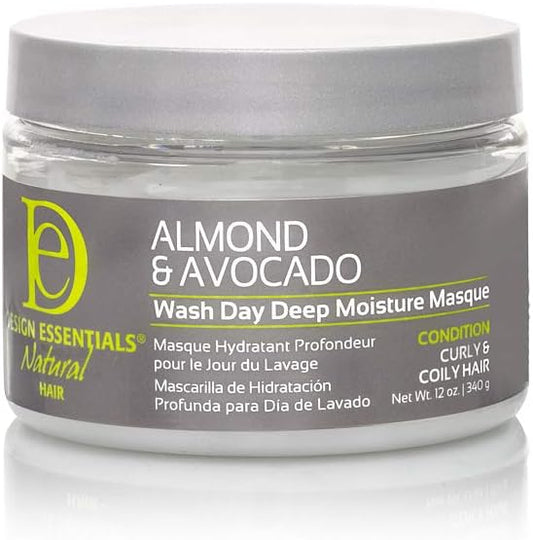 Design Essentials Almond and Avocado Wash Day Deep Moisture Masque 12oz