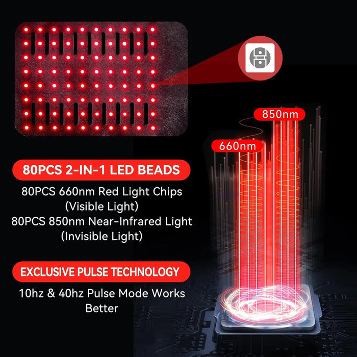 Detachable LED Light Therapy Pad Hello Face