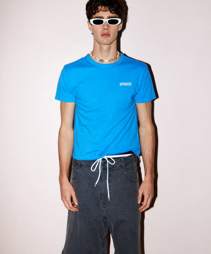 dolphin print T-shirt